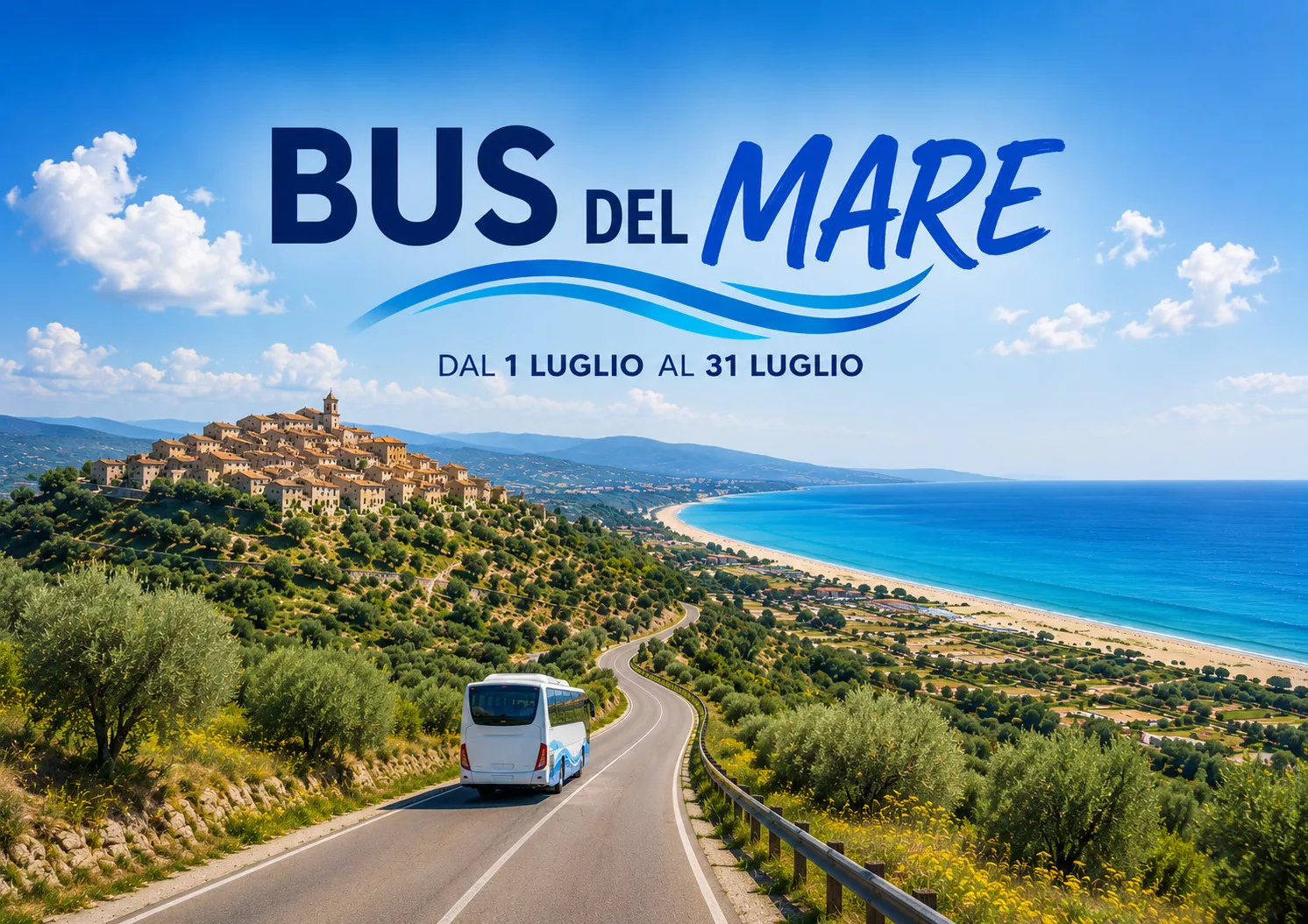 Bus del Mare: servizio di navetta gratuita Gorgoglione–Scanzano nel mese di luglio